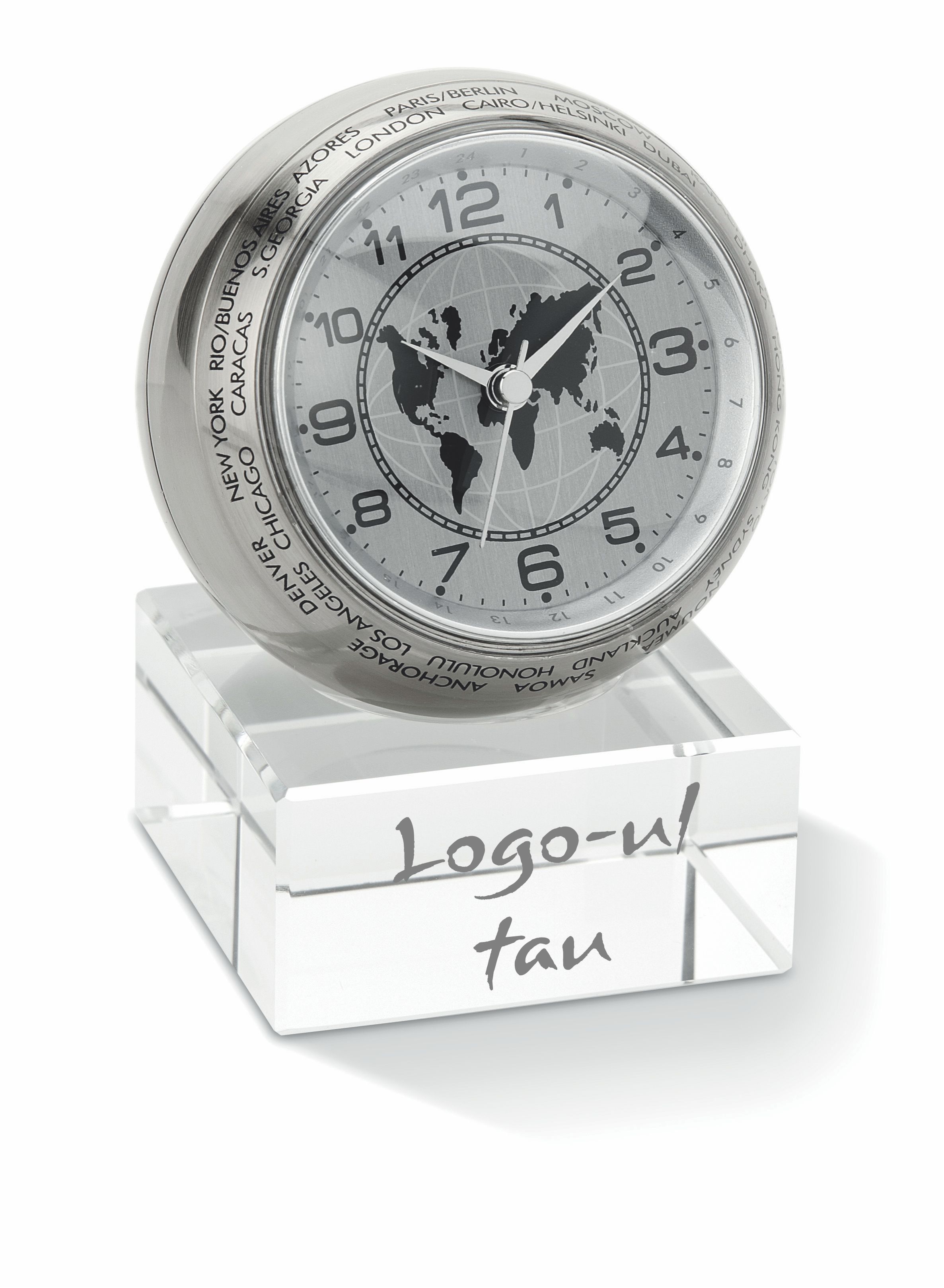 Ceas De Birou In Forma De Glob Personalizat Ceasuri Birou